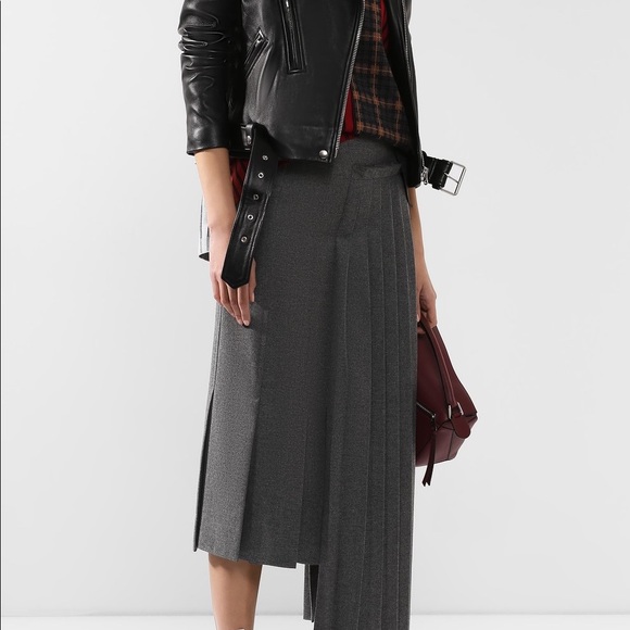 ACNE STUDIOS Lewis Asymmetric Leather Jacket In Black - Picture 4 of 14